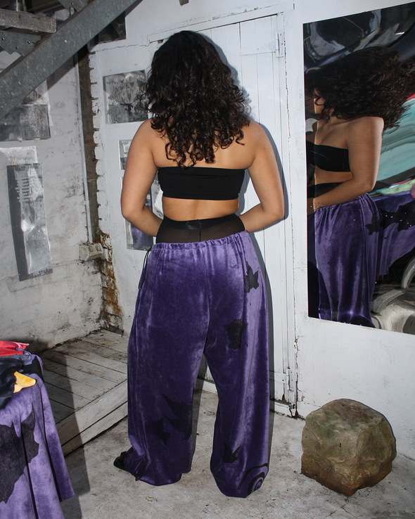 YUMMY MUMMY TRACKPANTS (GRAPE)