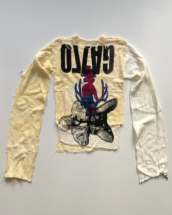 MUSLIN TOP LONGSLEEVE (INVERSION) RADD LOUNGE 限定