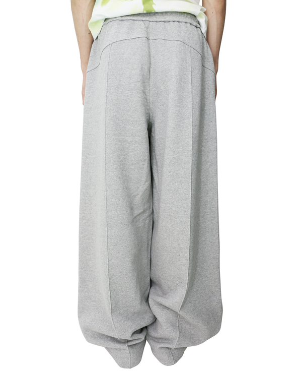 WIDE SWEAT PANTS (GREY)