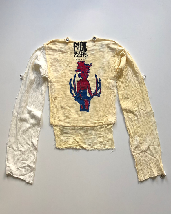 MUSLIN TOP LONGSLEEVE (INVERSION) RADD LOUNGE 限定