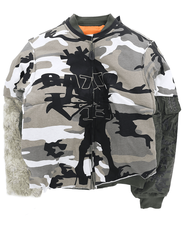 HARDCORE JACKET (GREY CAMO) RADD LOUNGE 限定