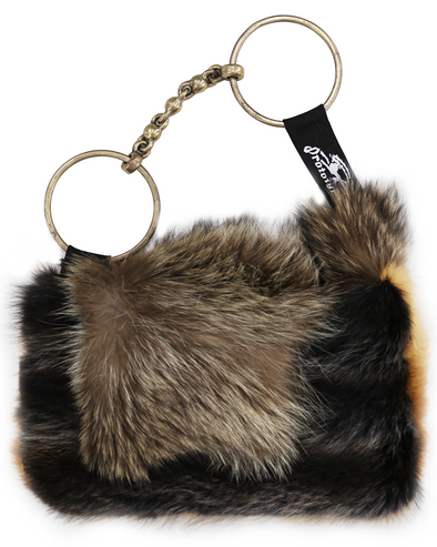 FUR STIRRUP BAG (BEIGE)