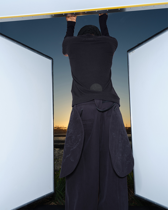 KNITTED LONG SLEEVE (BLACK)