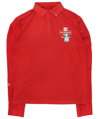 PROTOTYPES - CUT UP POLO LONG SLEEVE (RED1)