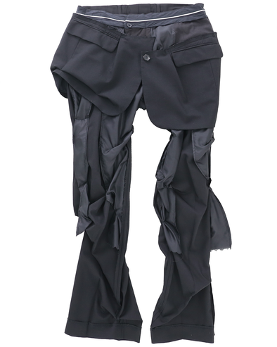 ABYSS TROUSERS (BLACK) RADD LOUNGE 限定