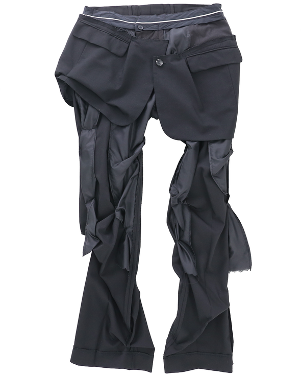 ABYSS TROUSERS (BLACK) RADD LOUNGE 限定
