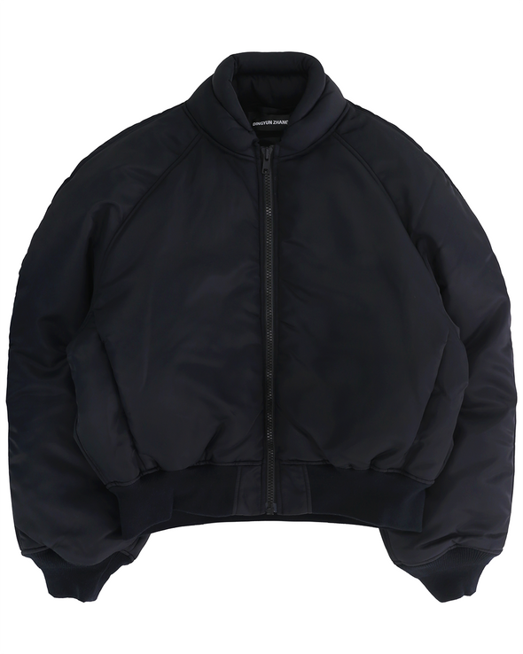 OVERSIZED BOMBER JACKET (BLACK)