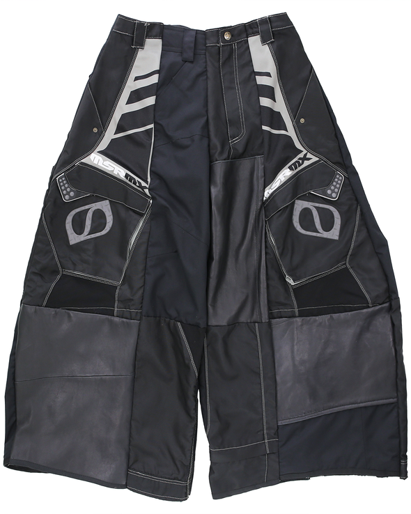 MOTO EIDE LEGGED LONG PANTS (BLACK/GREY) RADD LOUNGE 限定