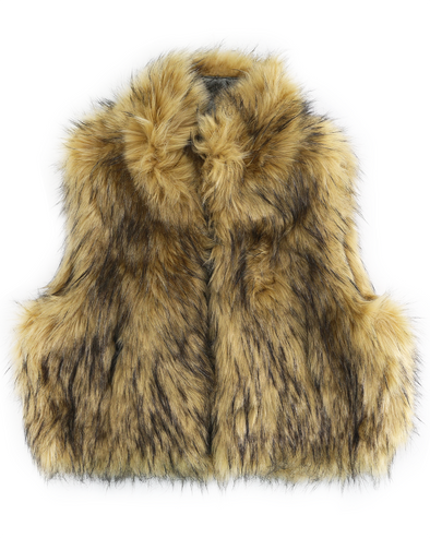 FUR VEST (BROWN)