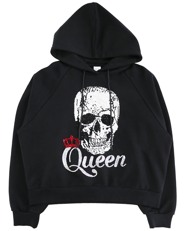 DEATH QUEEN HOODIE (BLACK) RADD LOUNGE 限定
