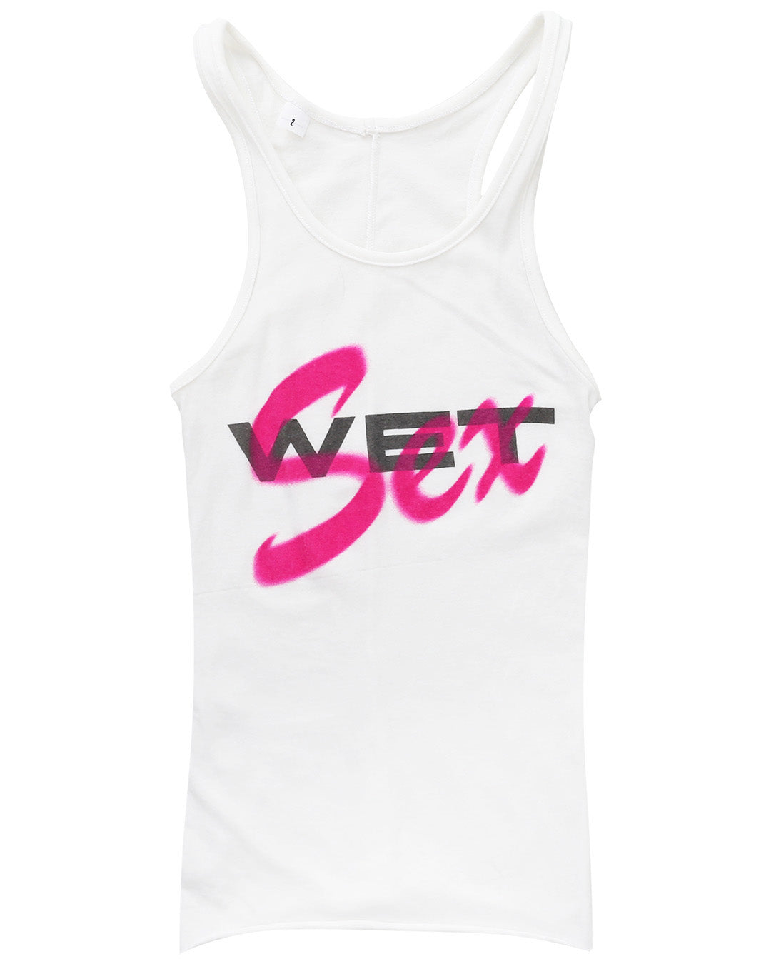 MOWALOLA / モワローラ - MOWALOLA × YEEZY - WET SEX TANK (WHITE