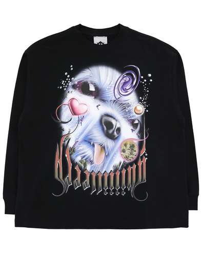 20 OVERSIZE LS T-SHIRT (BLACK) RADD LOUNGE 限定
