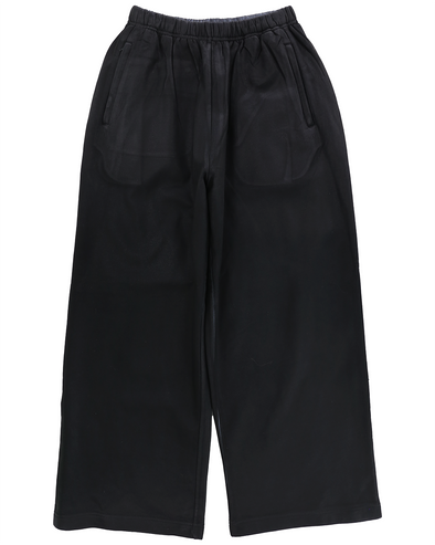 COATED SWEAT PANTS (BLACK)