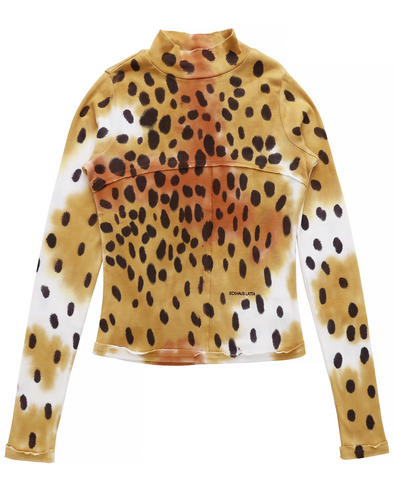 LAPPED BABY TURTLENECK (CHEETAH)