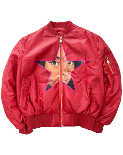 AIR BRUSHED "STAR FACE" JACKET (RED) RADD LOUNGE 限定