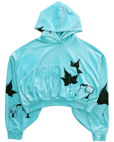 YUMMY MUMMY HOODIES (AQUA)