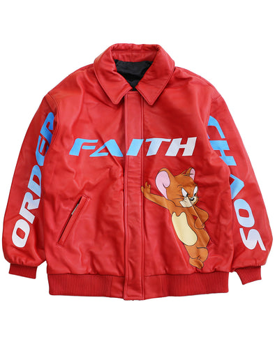 AIR BRUSHED "CHAOS" JACKET (RED) RADD LOUNGE 限定