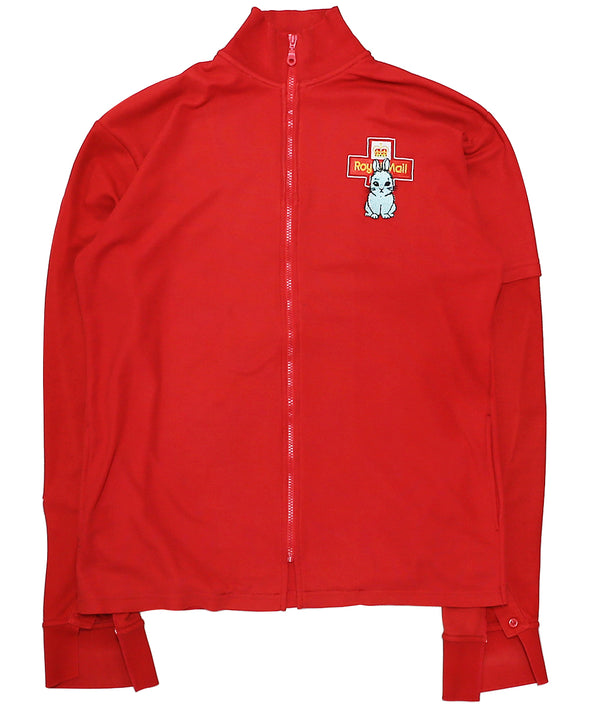 CUT UP POLO ZIP UP JACKET (RED2)