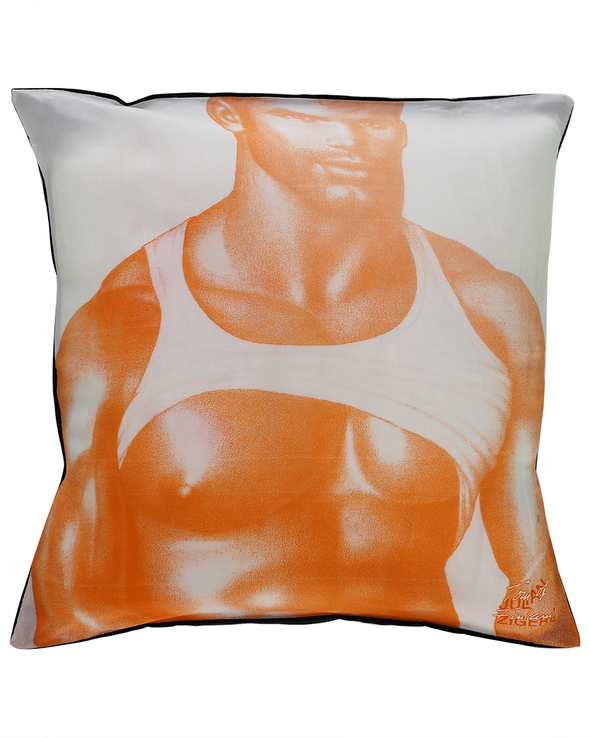 CHEST PILLOW (ORANGE/BLACK)