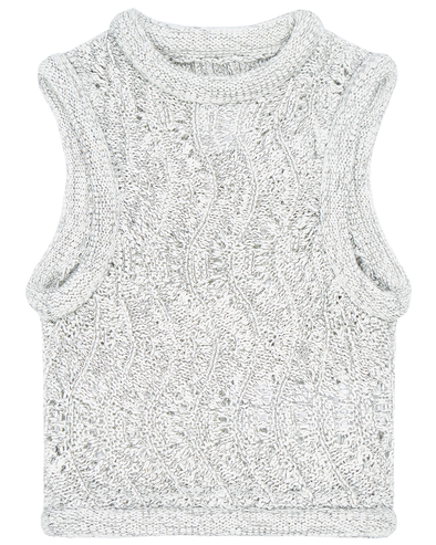 KNIT TANK TOP (LIGHT GREY)
