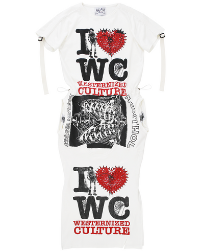 I LOVE WC DRESS (WHITE)