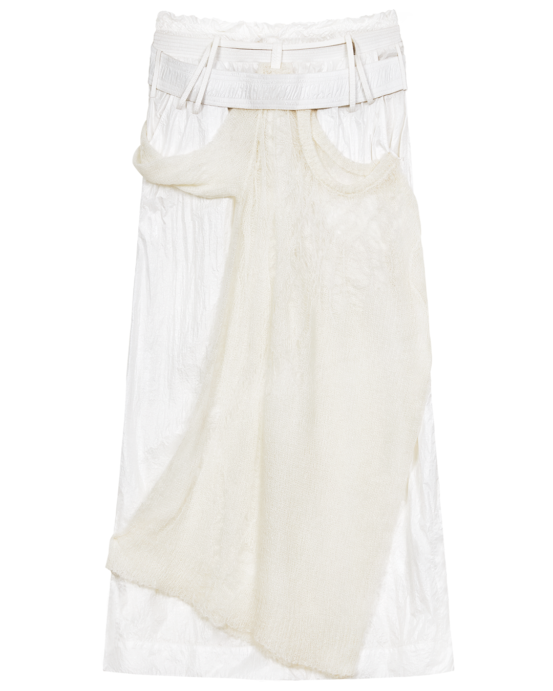 NUTEMPEROR / ナットエンペラー - LONG SKIRT WITH SWEATER (WHITE 