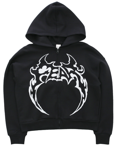 FEAR ZIP HOODIE (BLACK) RADD LOUNGE 限定