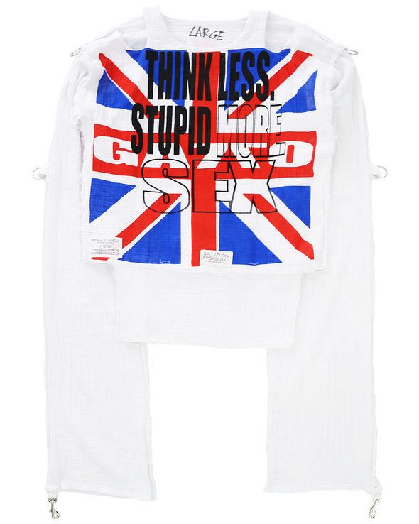 MUSLIN TOP LONGSLEEVE (UNION JACK) RADD LOUNGE 限定