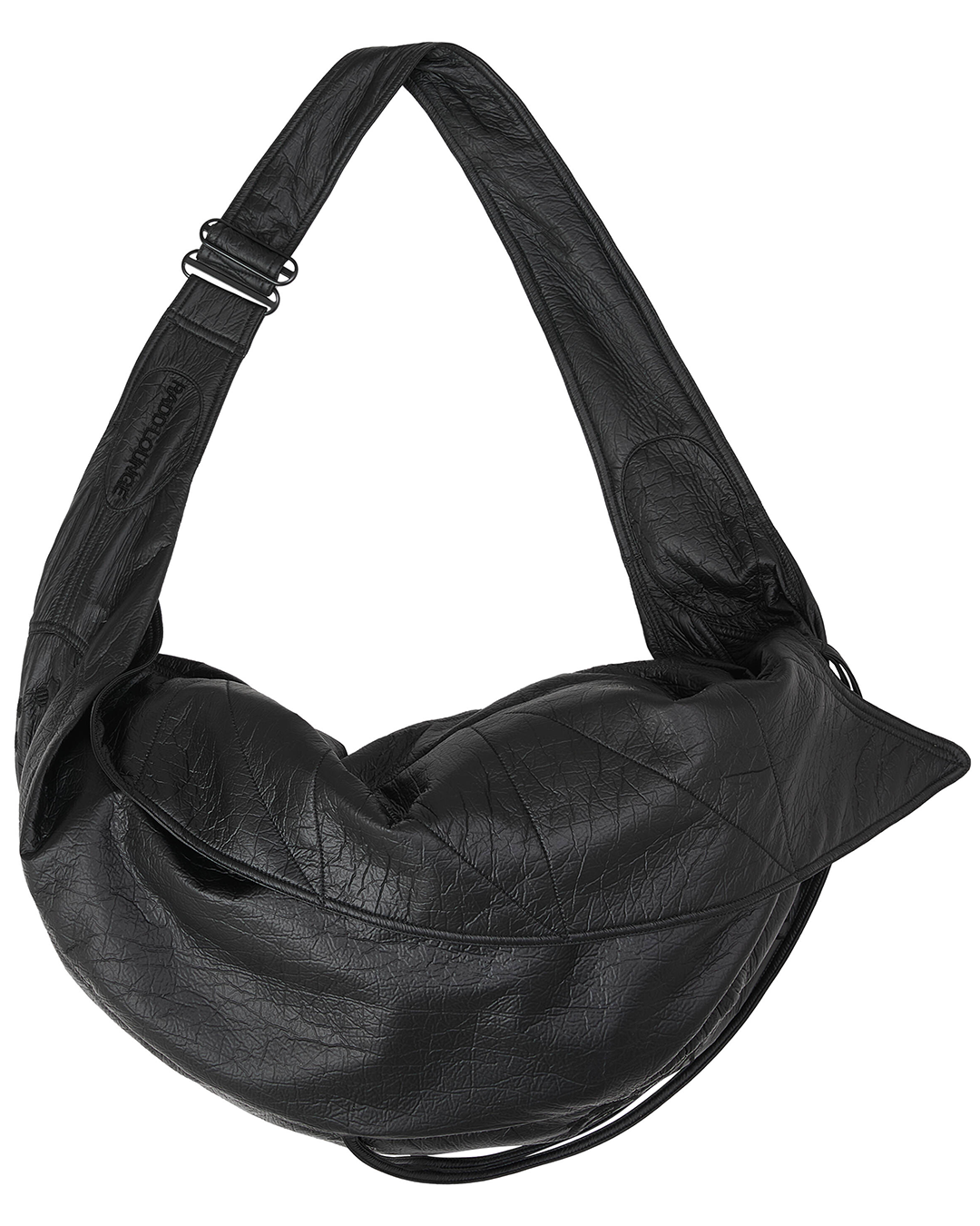 バッグ NUTEMPEROR PU LEATHER BAG (BLACK) NUTEMPEROR+RADD LOUNGE - PU LEATHER EMBROIDERED BAG (BLACK
