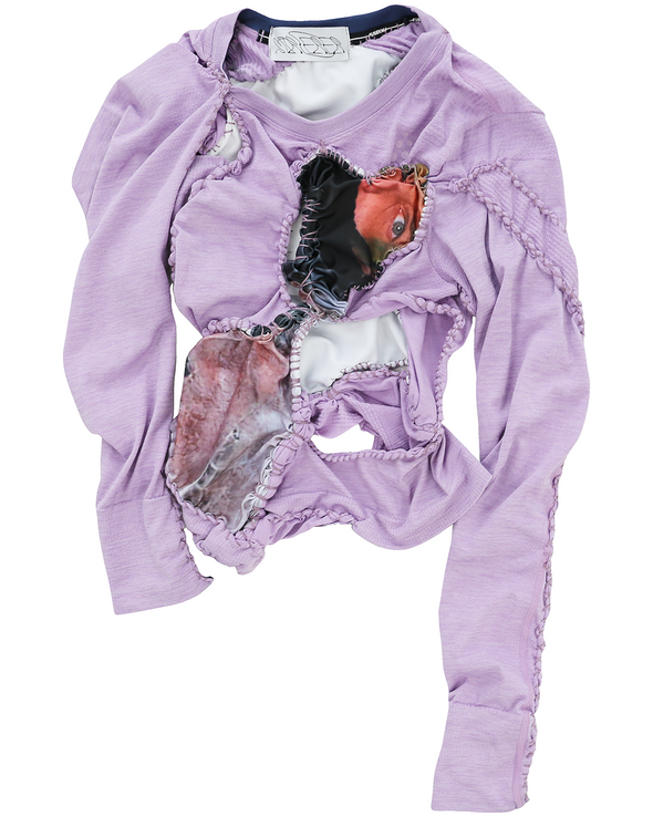 BINDING TOP (LONG) (PURPLE) RADD LOUNGE 限定