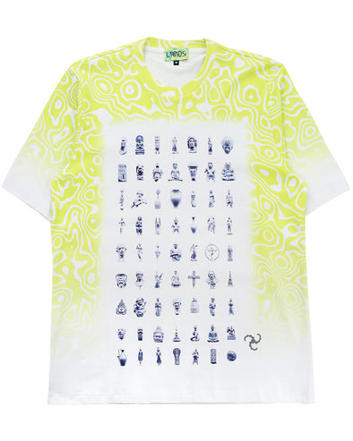 KIM LAUGHTON / キム・ロートン -LANDS T-SHIRT C (MULTI) | RADD LOUNGE