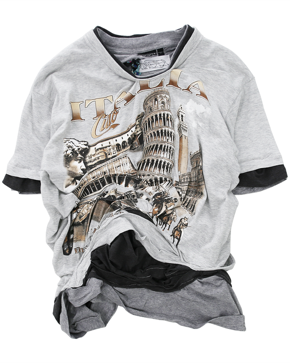 LA ZAMPA SHIRT (GREY) RADD LOUNGE LIMITED