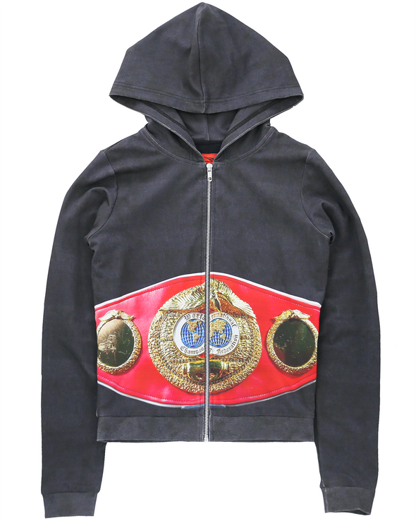 PNY SWEAT ZIP HOODIE (BLACK) RADD LOUNGE 限定