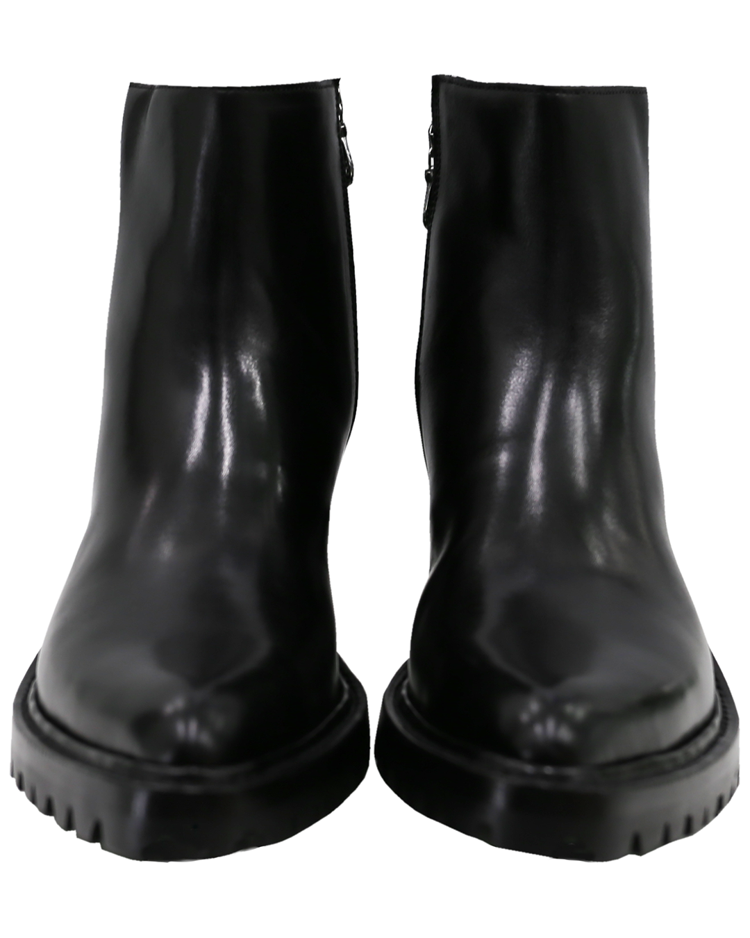 NIK KOSMAS / ニックコスマス - POINTED TOE ZIPPER BOOTS (BLACK NIK KOSMAS / ニックコスマス - POINTED TOE ZIPPER BOOTS (BLACK