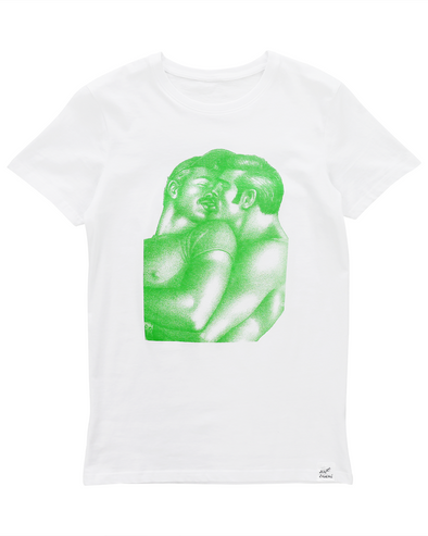 KISSING T-SHIRT (WHITE)