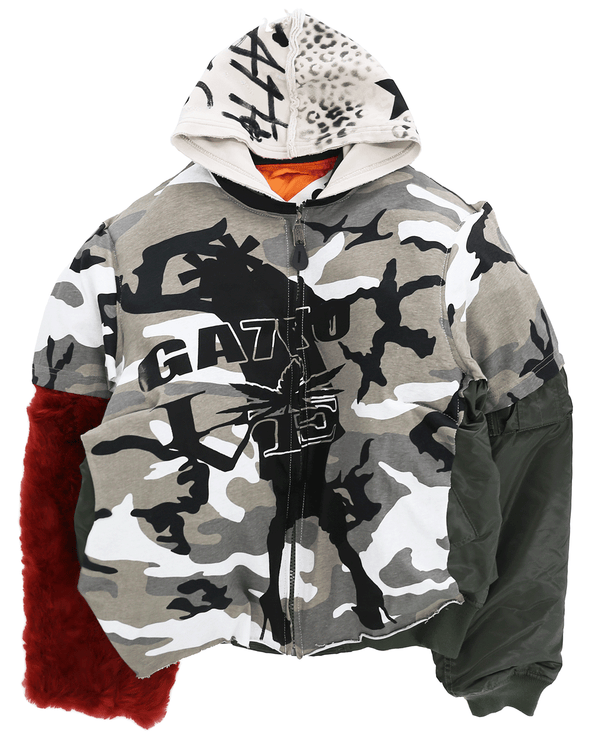 HARDCORE JACKET WITH HOODIE (DOUBLE CAMO) RADD LOUNGE 限定