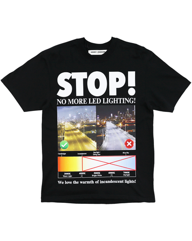 LED LIGHTNG T-SHIRT (BLACK)