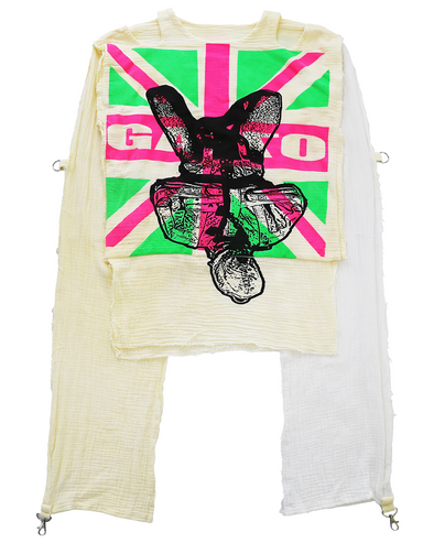 MUSLIN TOP LONGSLEEVE (UNION JACK 3) RADD LOUNGE 限定