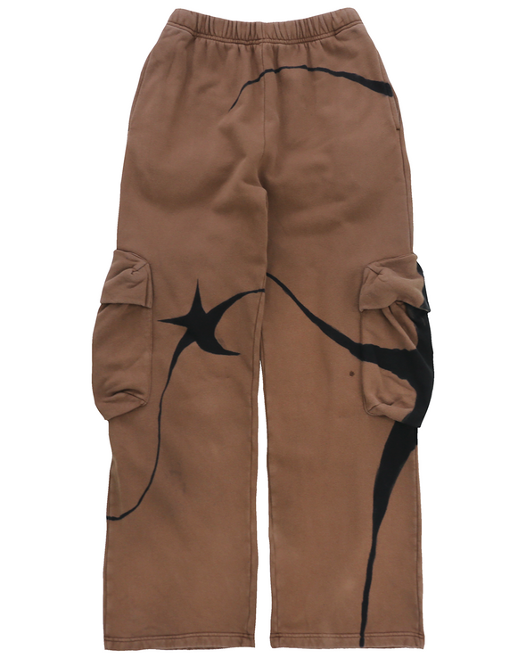 CARGO SWEAT PANTS (EARTH STARDUST)