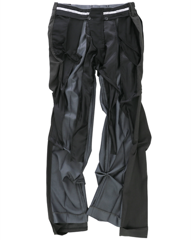 NOIR PANTS (BLACK/GREY) RADD LOUNGE 限定