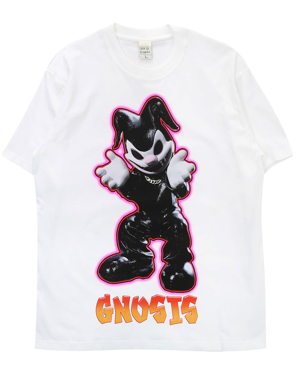 NIK KOSMAS / ニックコスマス - GNOSIS DEMON TEE (WHITE) – RADD LOUNGE