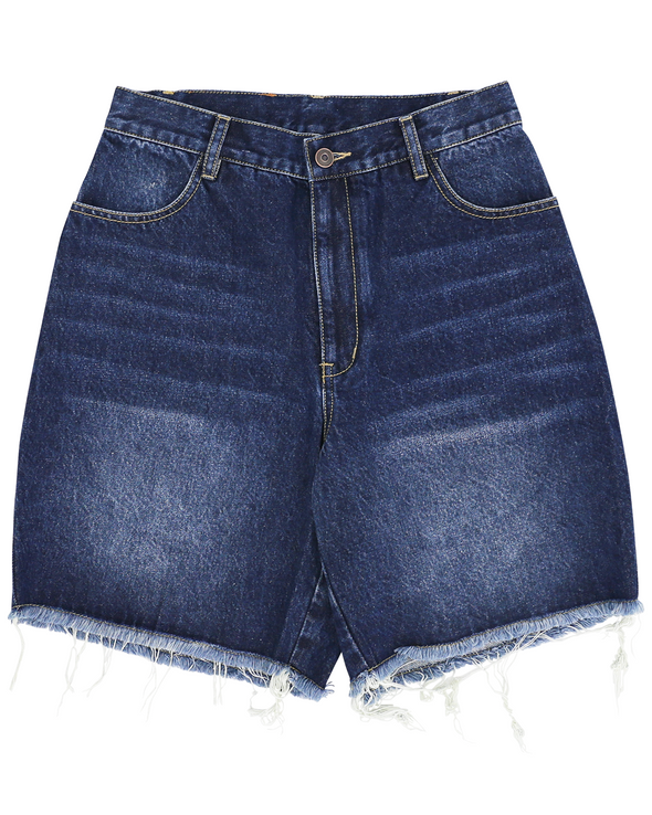 OVERSIZED DENIM SHORTS (INDIGO) RADD LOUNGE Exclusive