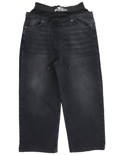 WAISTBAND DENIM REG (BLACK)