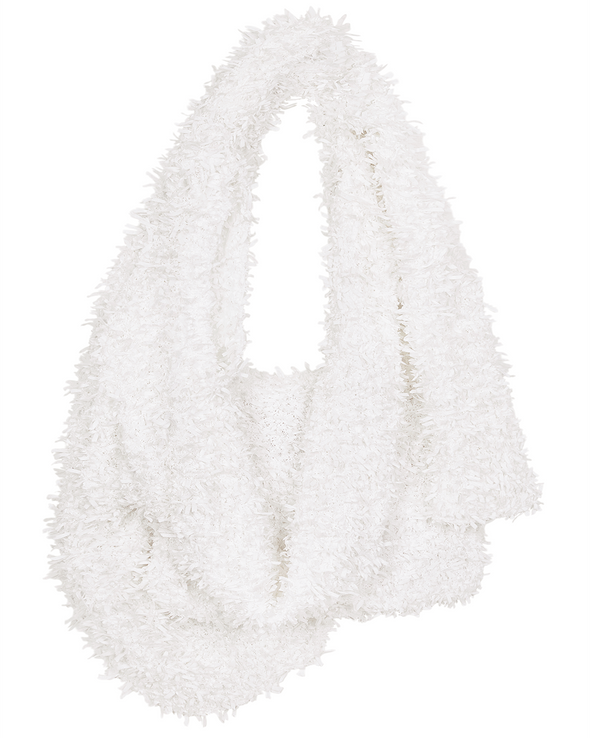 DRAPED BAG (WHITE)