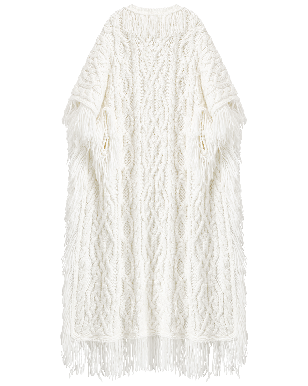 NUTEMPEROR / ナットエンペラー - PONCHO SWEATER (WHITE) | RADD LOUNGE NUTEMPEROR / ナットエンペラー - PONCHO SWEATER (WHITE) | RADD LOUNGE