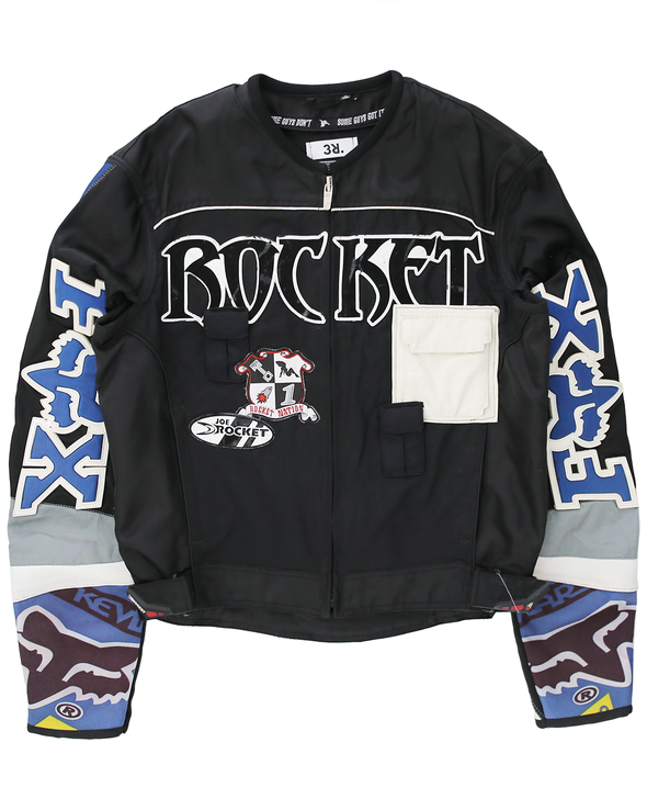 ENGINEER JACKET MOTO (BLACK/BLUE) RADD LOUNGE 限定