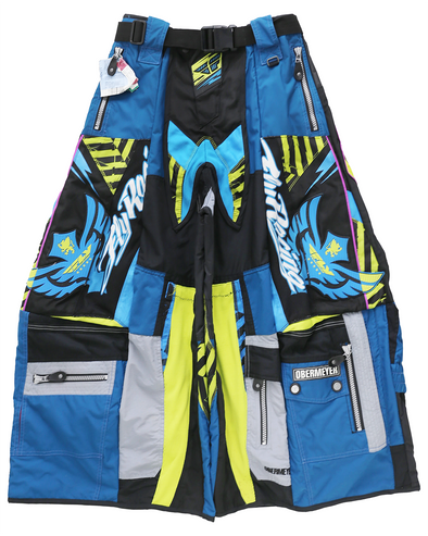 MOTO EIDE LEGGED LONG PANTS (SKY/LIME) RADD LOUNGE 限定