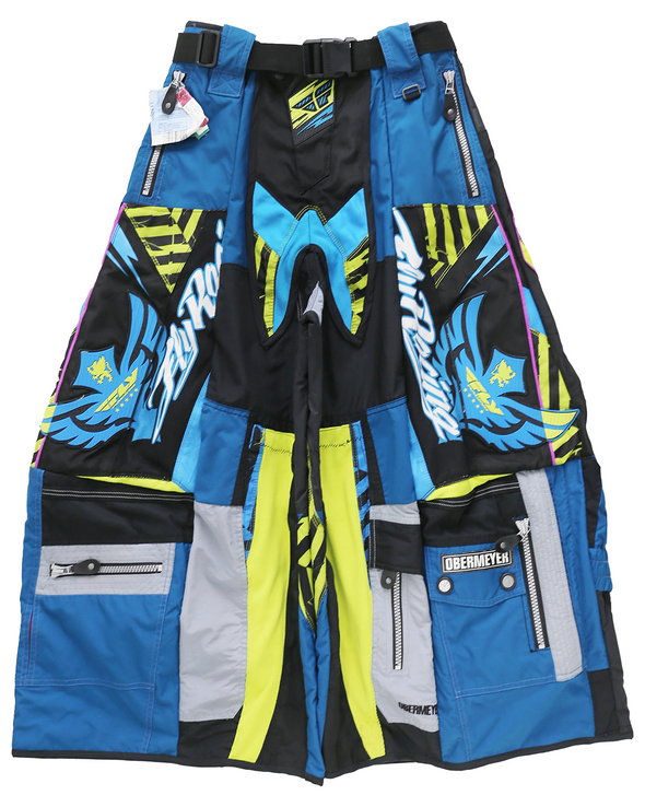 MOTO EIDE LEGGED LONG PANTS (SKY/LIME) RADD LOUNGE 限定