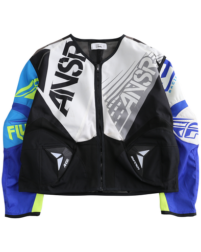 ENGINEER JACKET MOTO (WHITE/BLUE) RADD LOUNGE 限定
