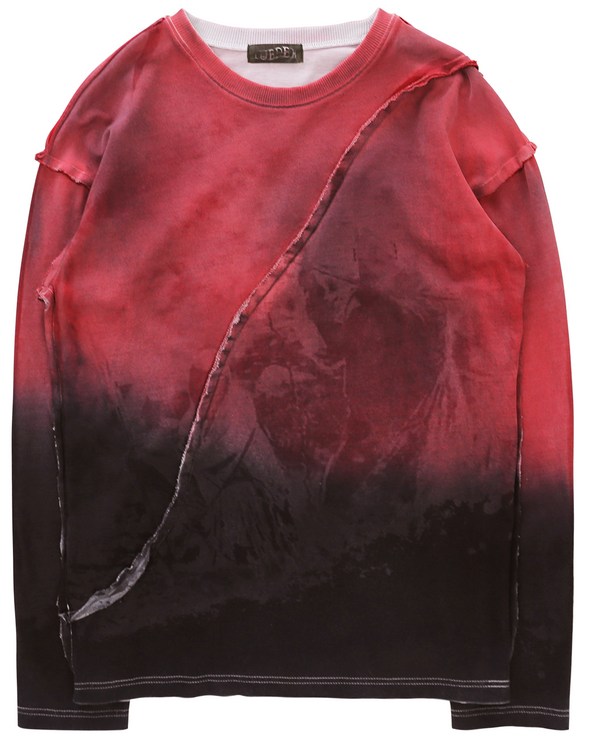 DARK SUN LONGSLEEVE (BLACK/RED)